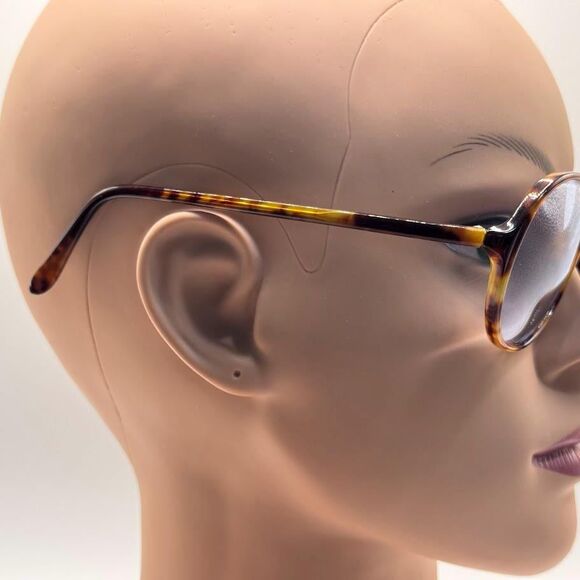Vintage Ralph Lauren 523 Eyeglasses | Tortoise Frames | New Blue Lenses | 1980s main image 14